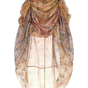 'Rebellion' draped skirt