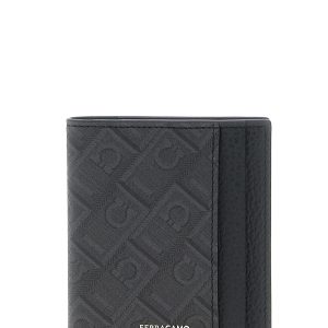 'Ferragamo Monogram' card holder