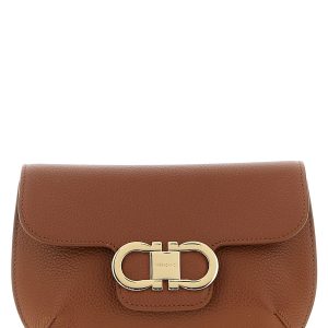 'Double Gancini' mini crossbody bag
