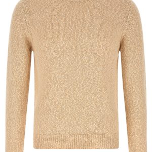 Two-tone yarn sweater