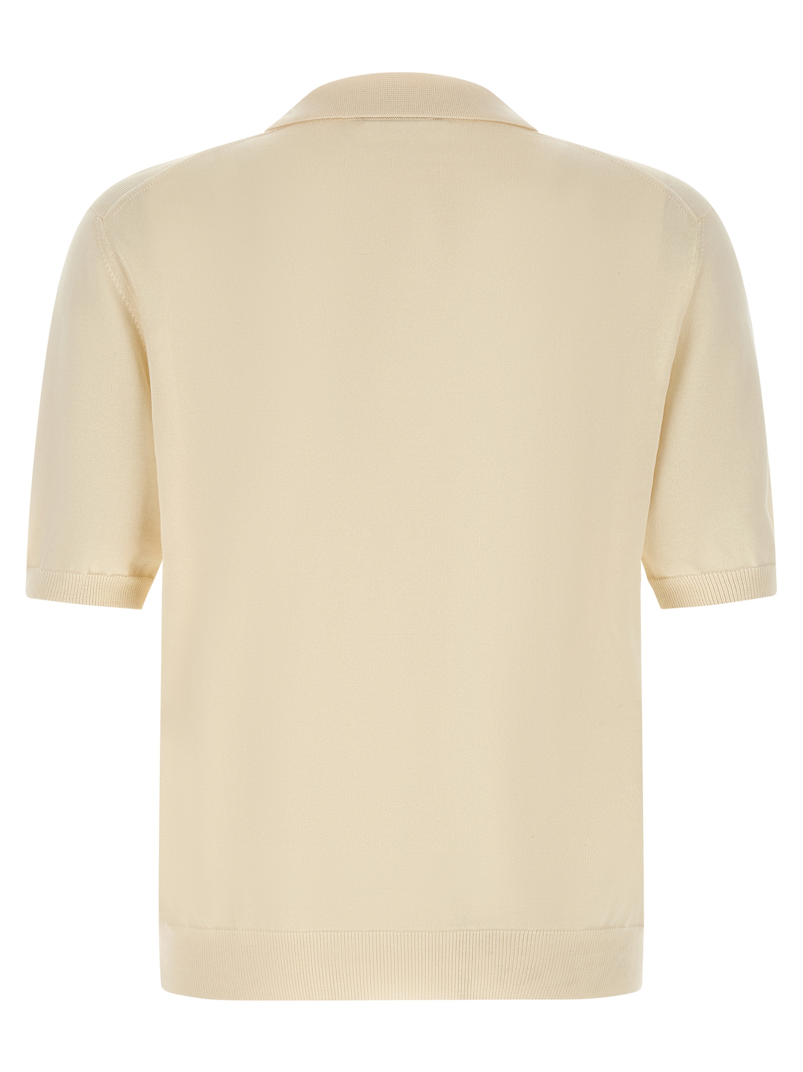 Cotton knit polo shirt - immagine 2
