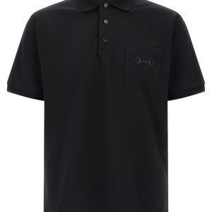'Morsetto' embroidery polo shirt