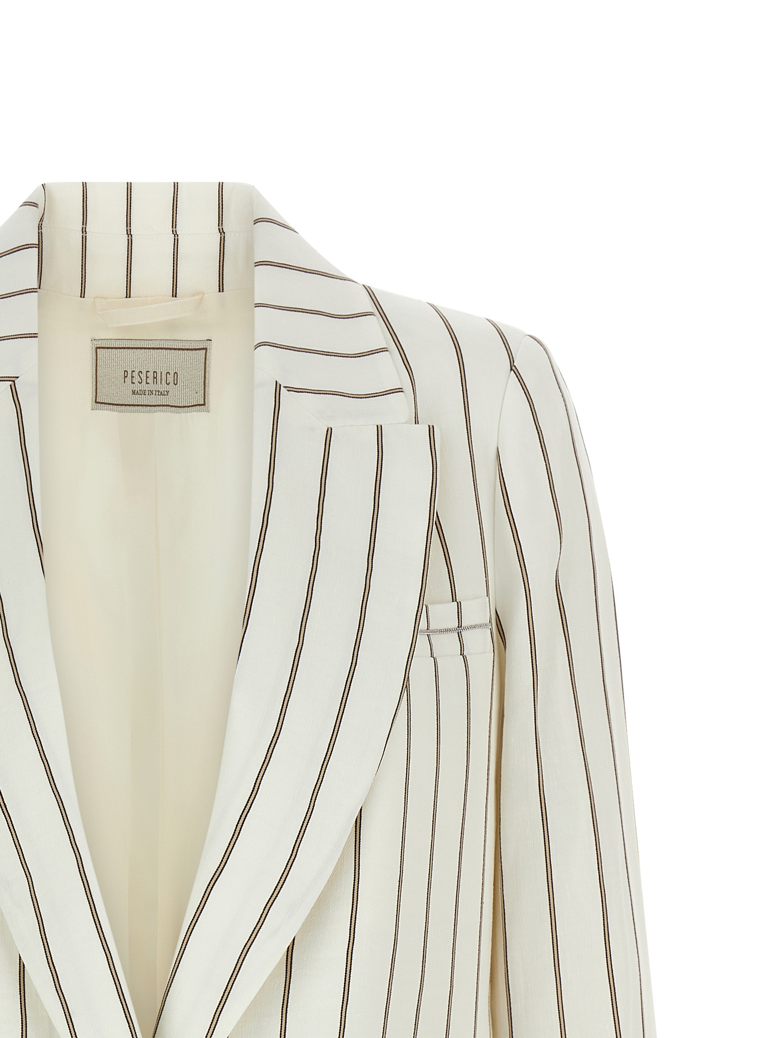 Pinstripe twill blazer - immagine 3