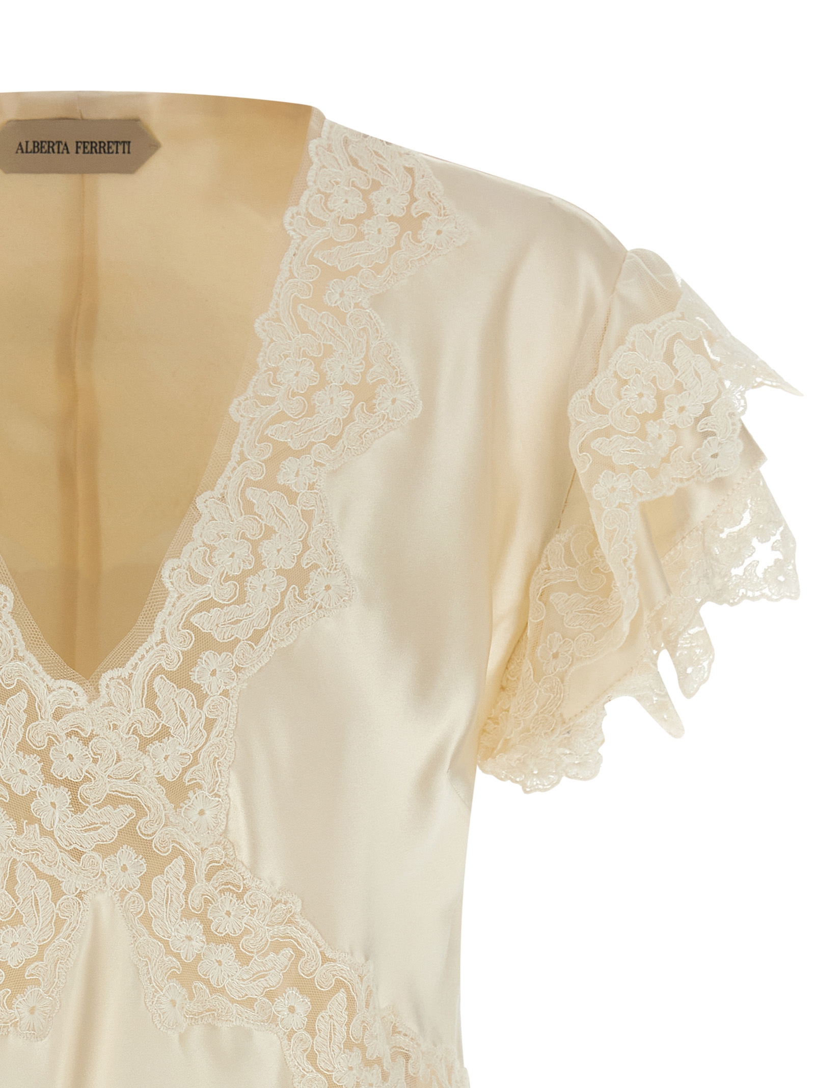Satin and lace top - immagine 3