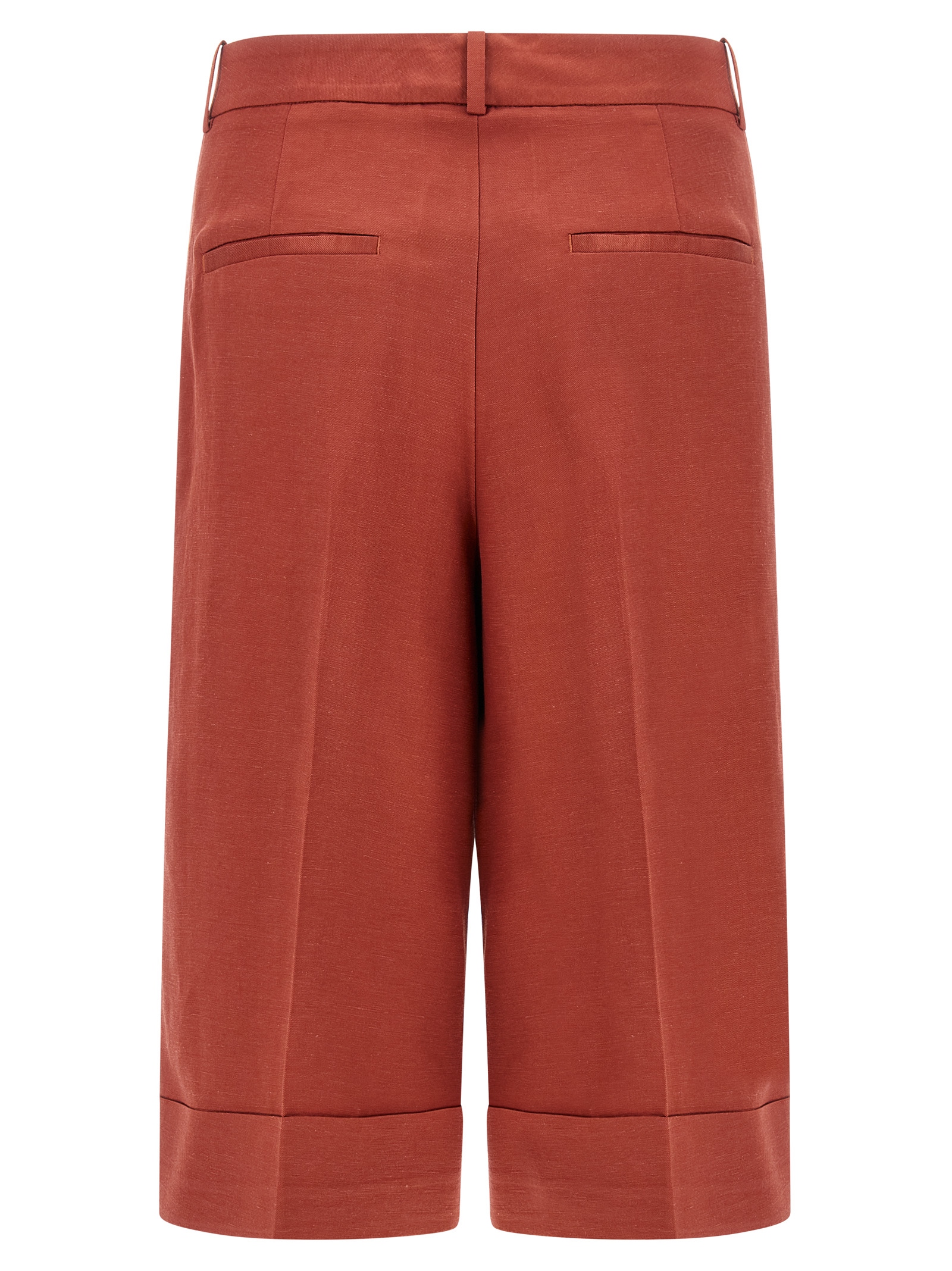 Linen viscose bermuda shorts - immagine 2