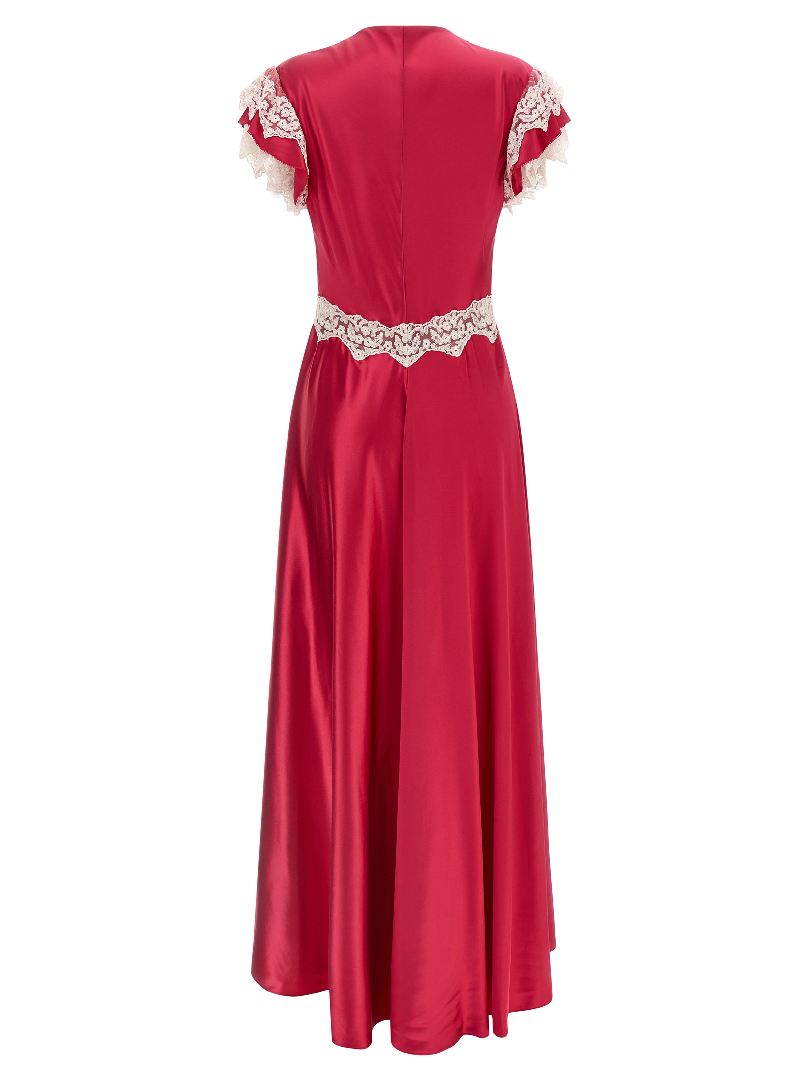 Satin and lace dress - immagine 2