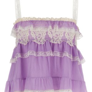 Flounces and lace top