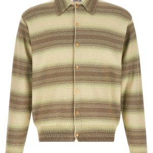 Shaded stripes cardigan