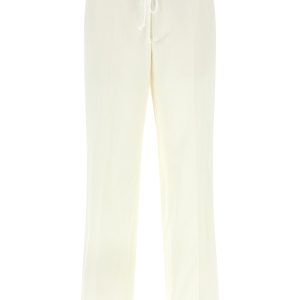 Oxford fabric trousers