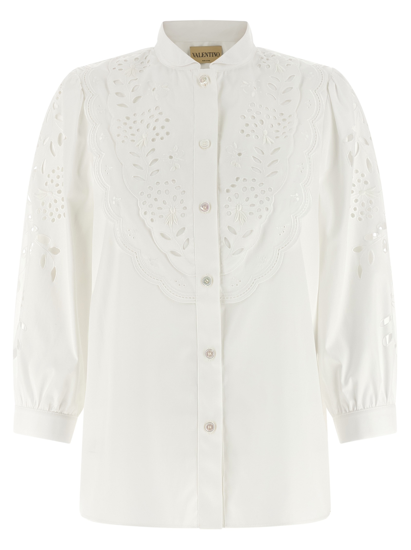 Shirt Valentino Garavani embroidered Sangallo