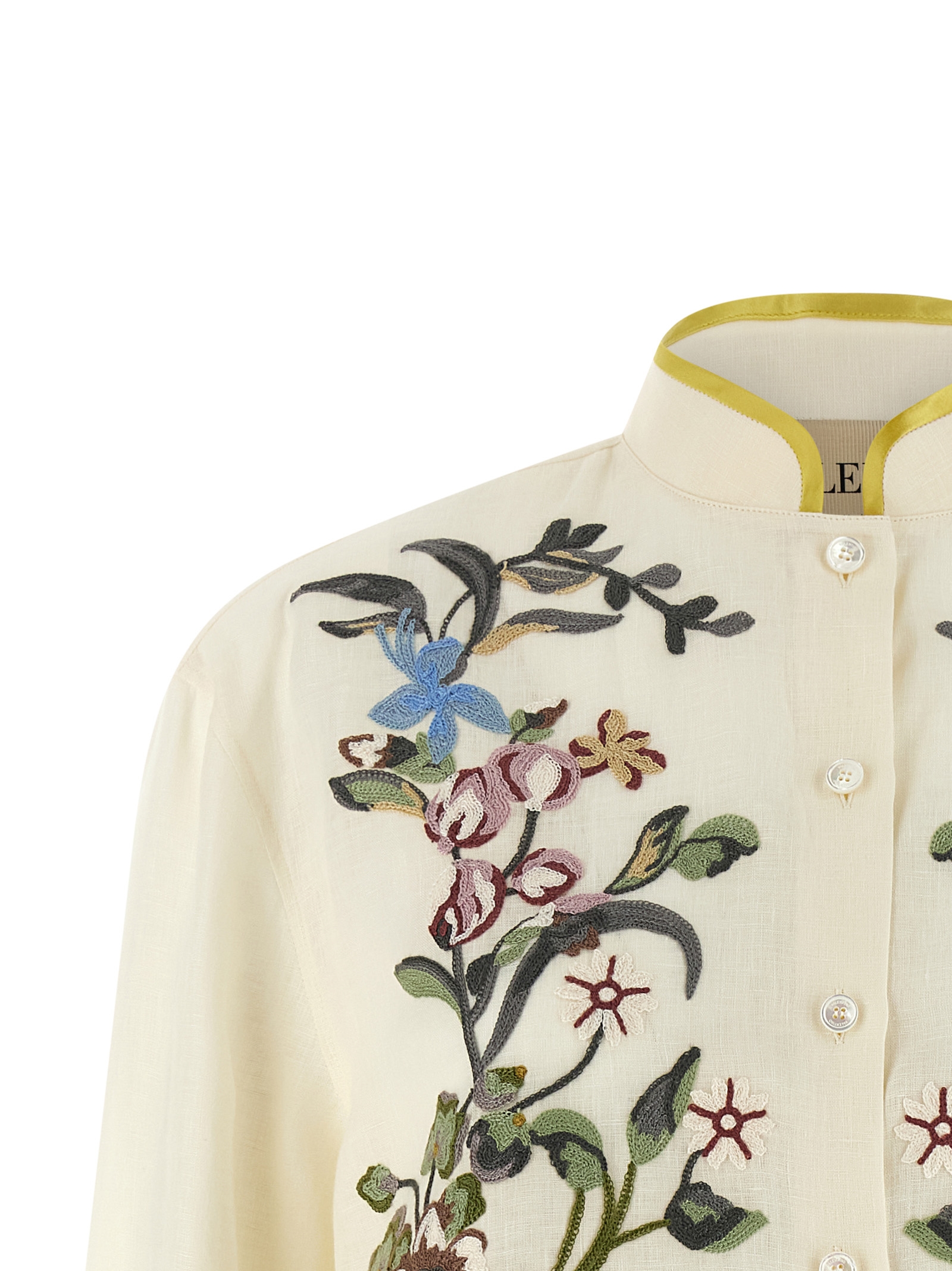 Valentino Garavani floral embroidery shirt - immagine 3