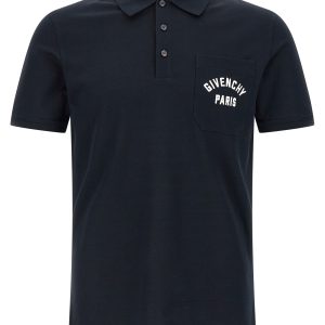 Pocket embroidery polo shirt
