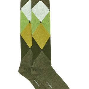 Diamond-shaped socks