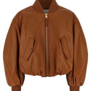Cropped bomber jacket