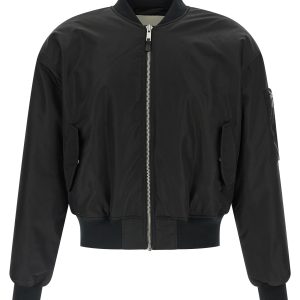 Nylon bomber jacket
