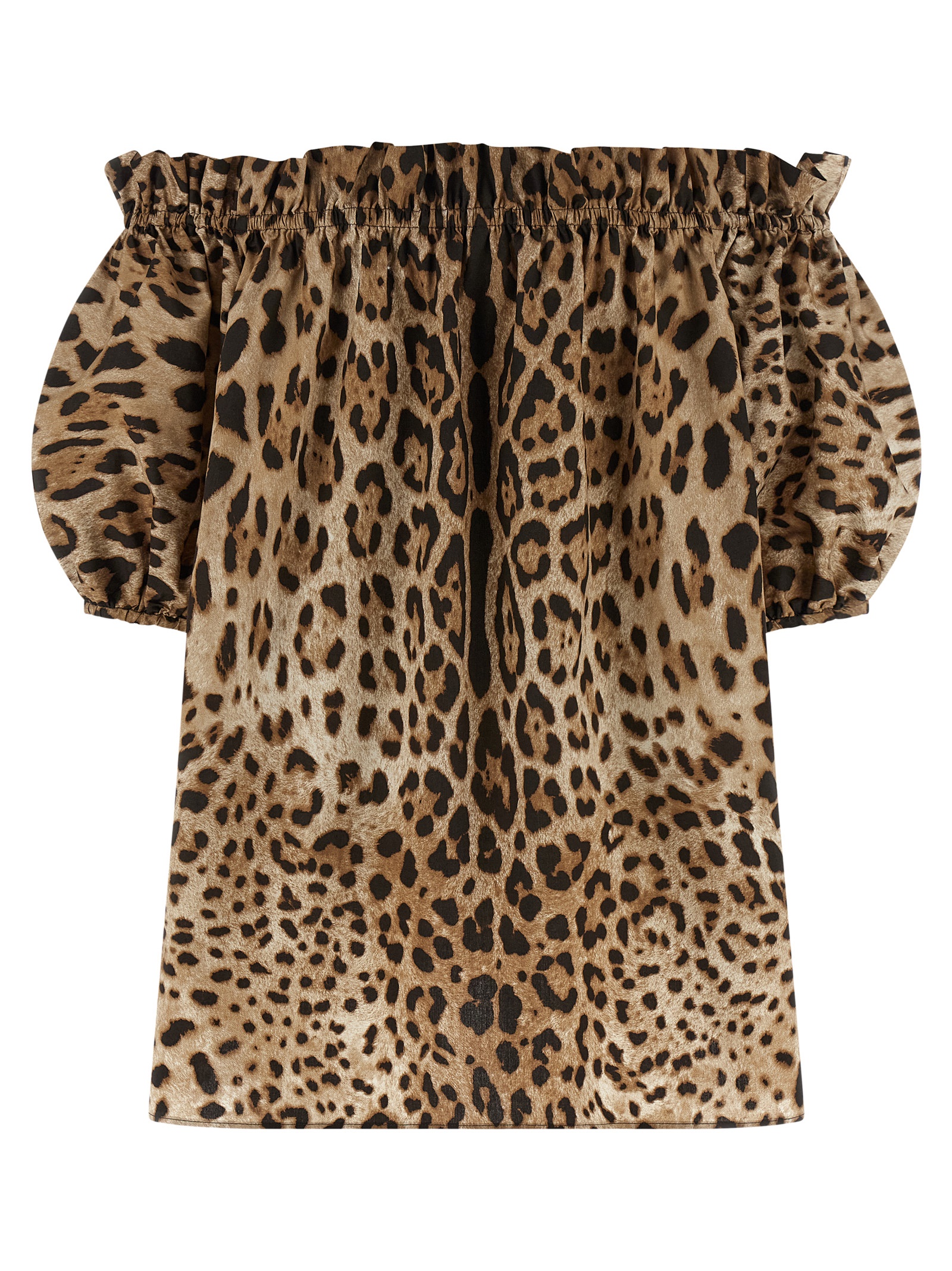 Animal print cotton top - immagine 2