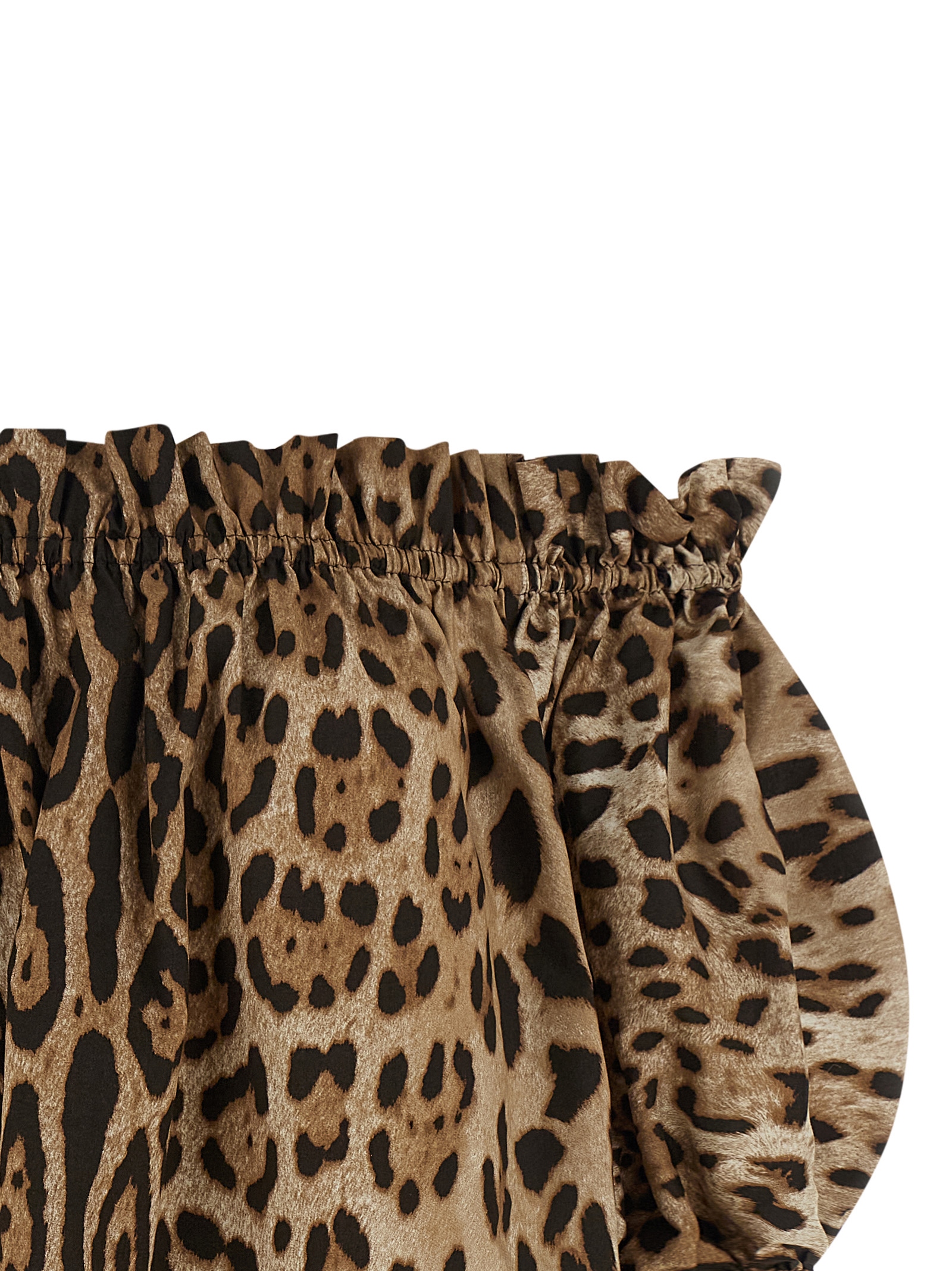 Animal print cotton top - immagine 3