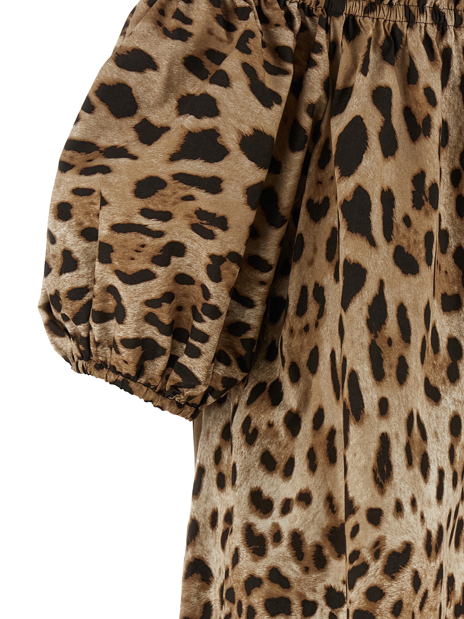 Animal print cotton top - immagine 4