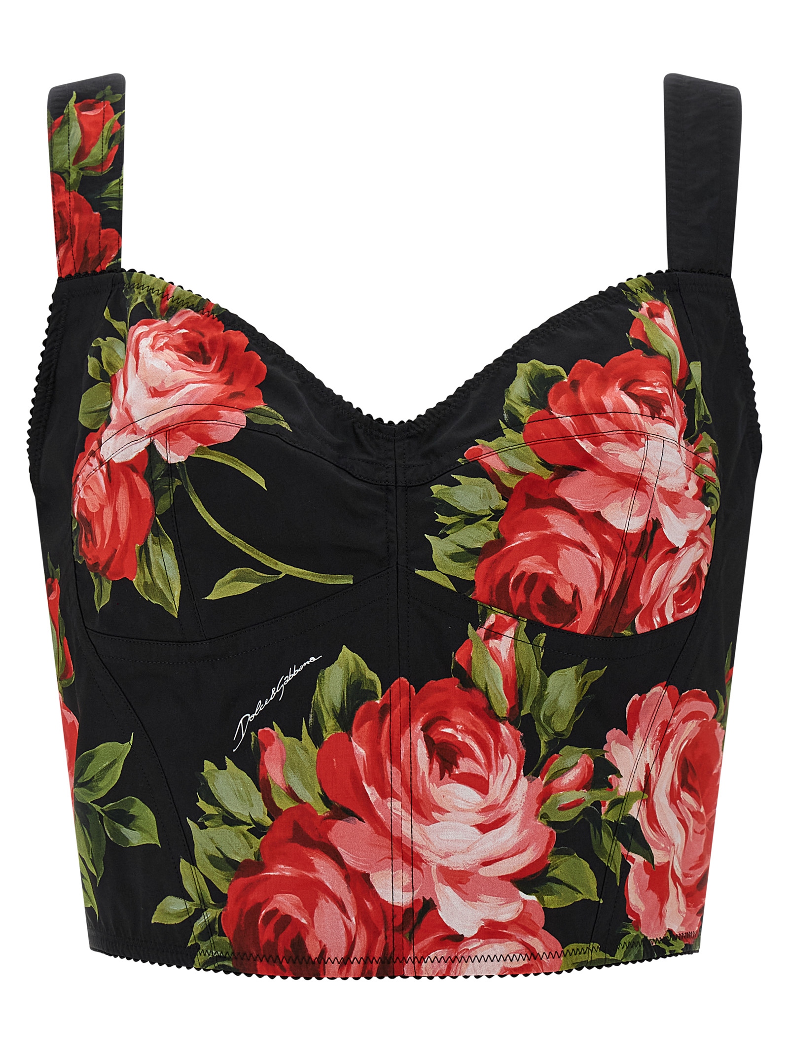 'Bouquet Rose' Bustier Top