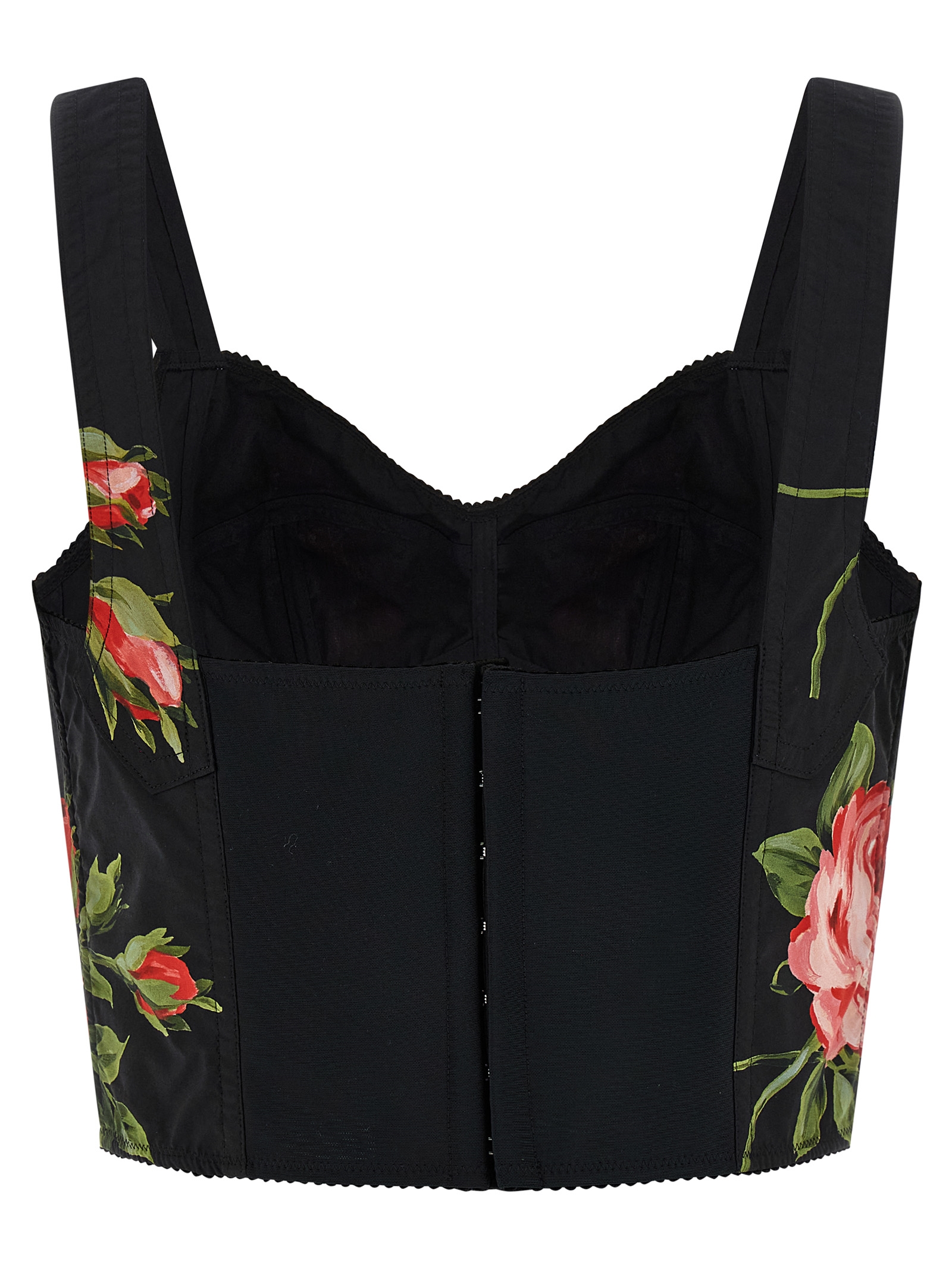 'Bouquet Rose' Bustier Top - immagine 2