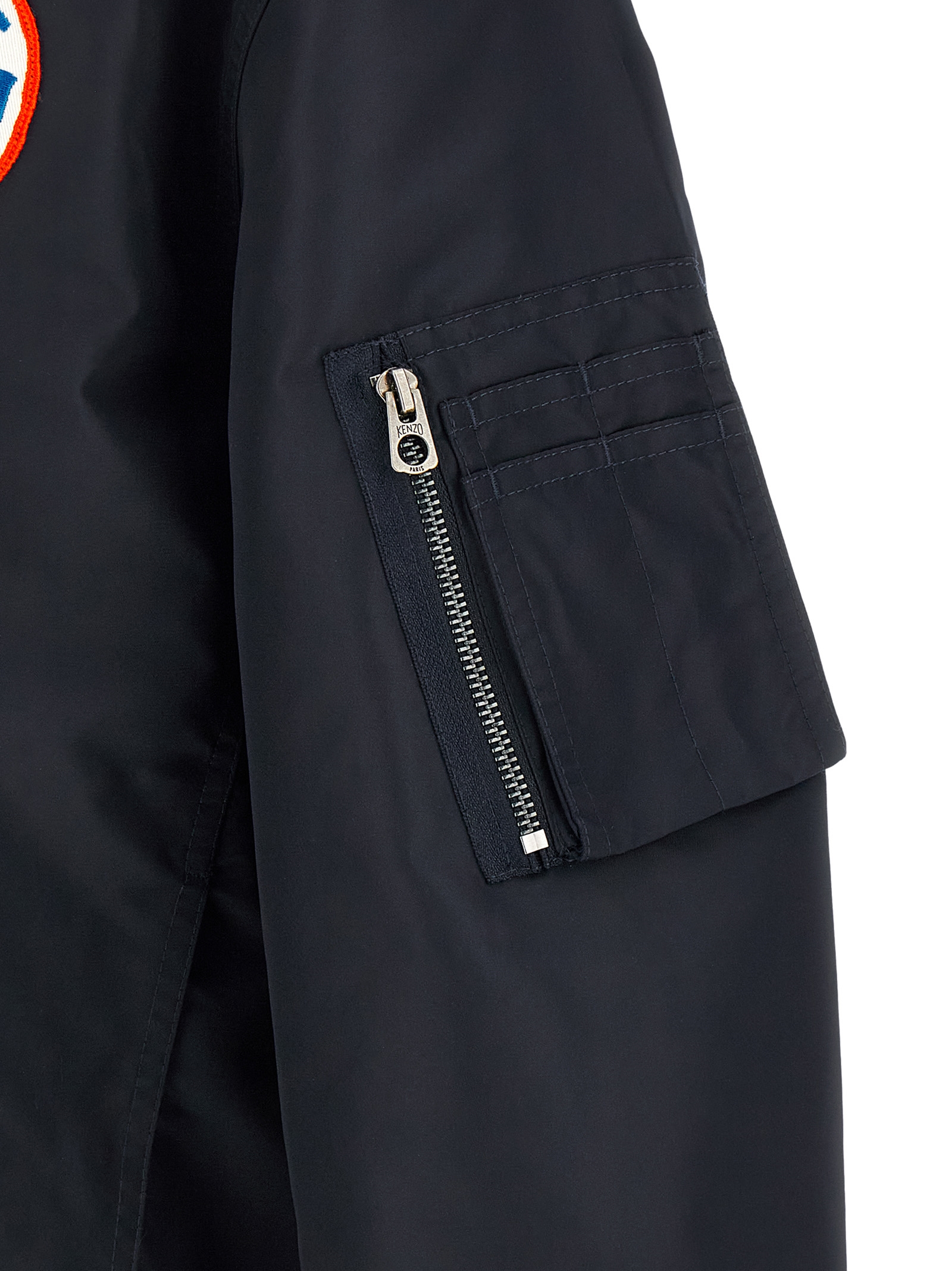 'Badges Collarless' bomber jacket - immagine 5