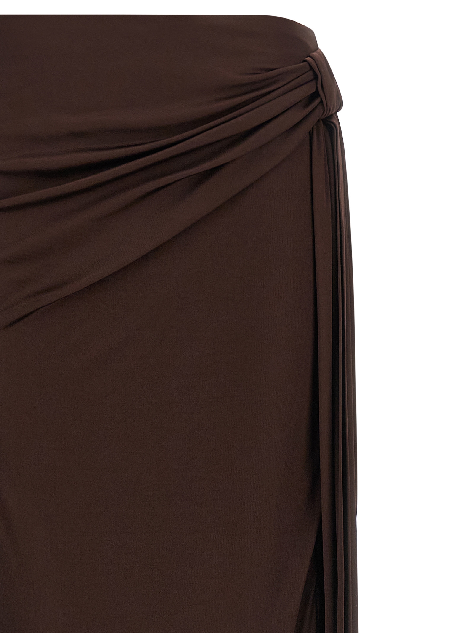 Shiny viscose skirt - immagine 3