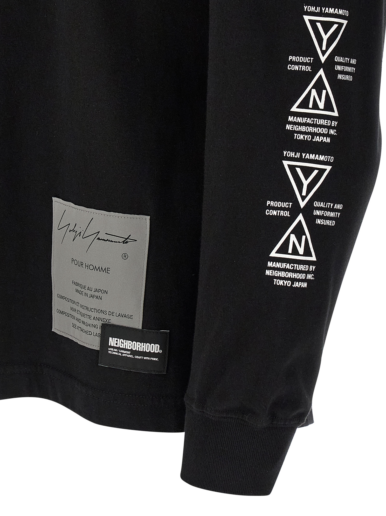 Yohji Yamamoto × NH 'LS TEE' T-shirt - immagine 4