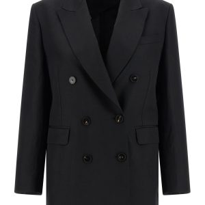 Linen viscose blazer