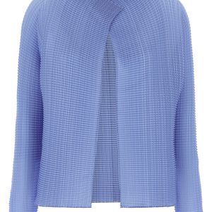 'Wooly Pleats-66' cardigan