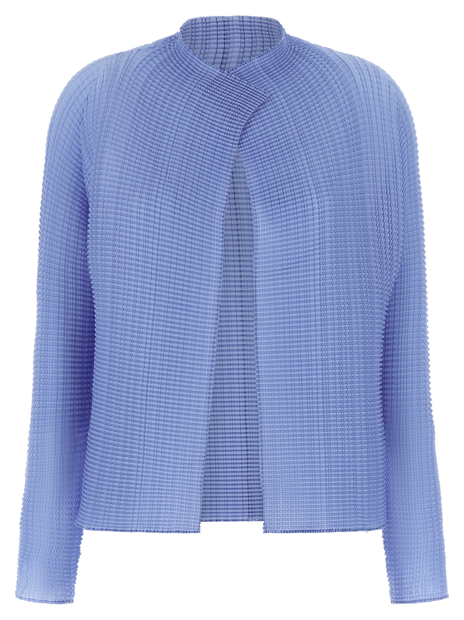 'Wooly Pleats-66' cardigan