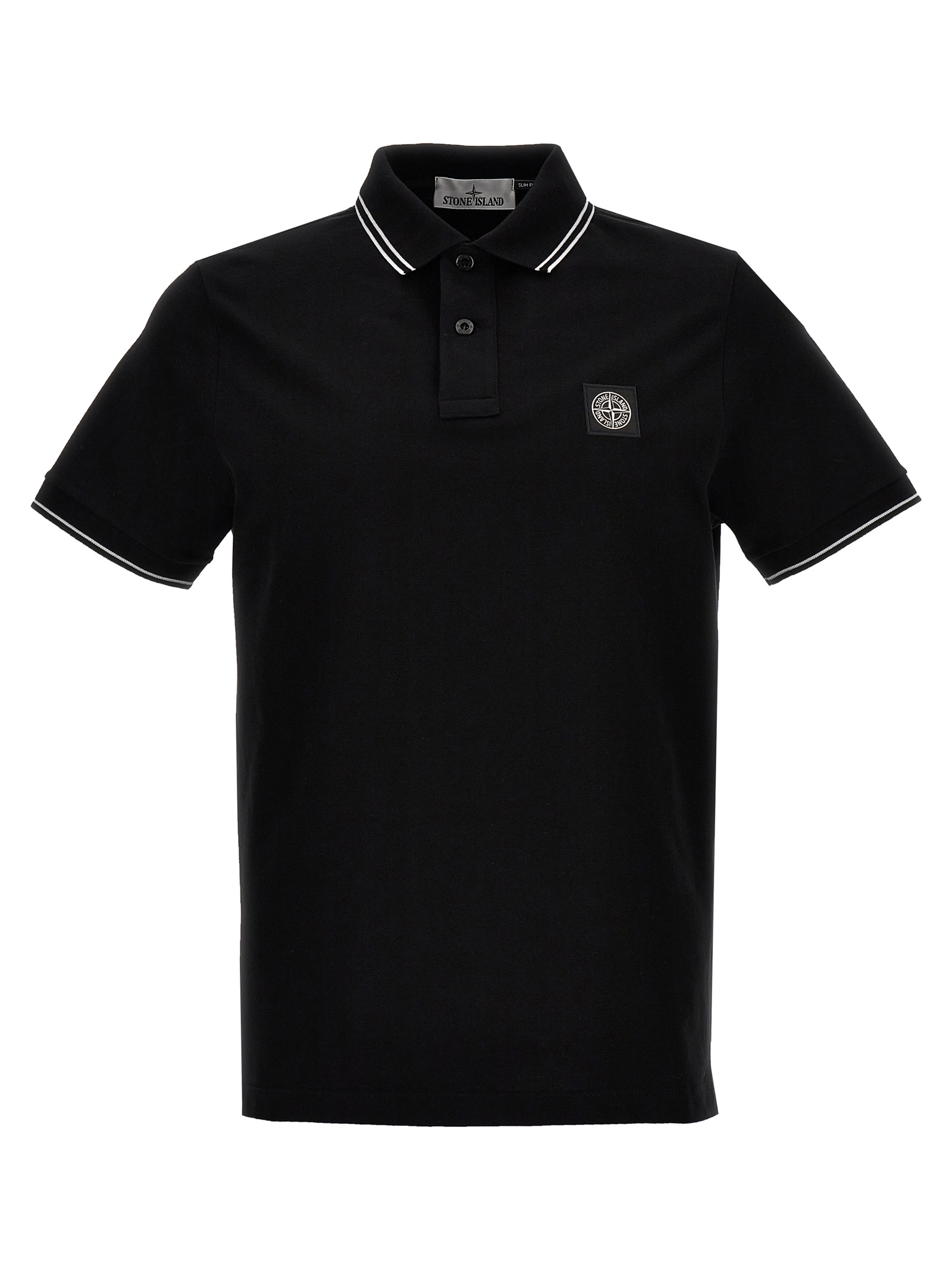 Logo badge polo shirt