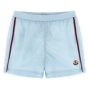 Tricolor piping swimsuit