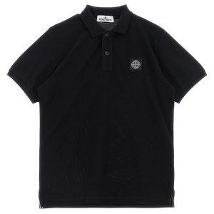 'Compass' logo polo shirt