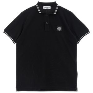 'Compass' logo polo shirt