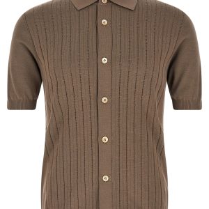 Operated ribbed shirt