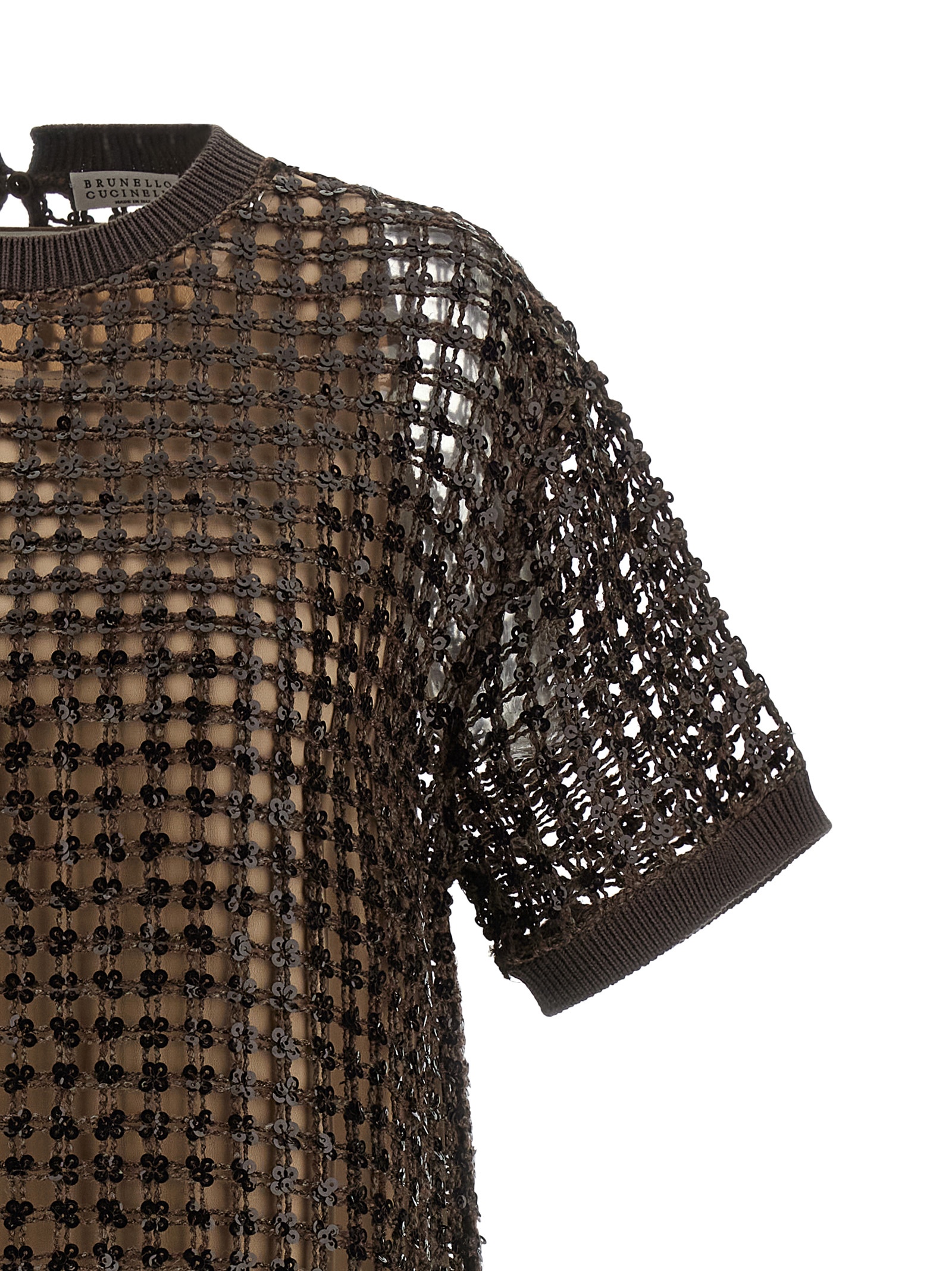 Sequin mesh dress - immagine 3