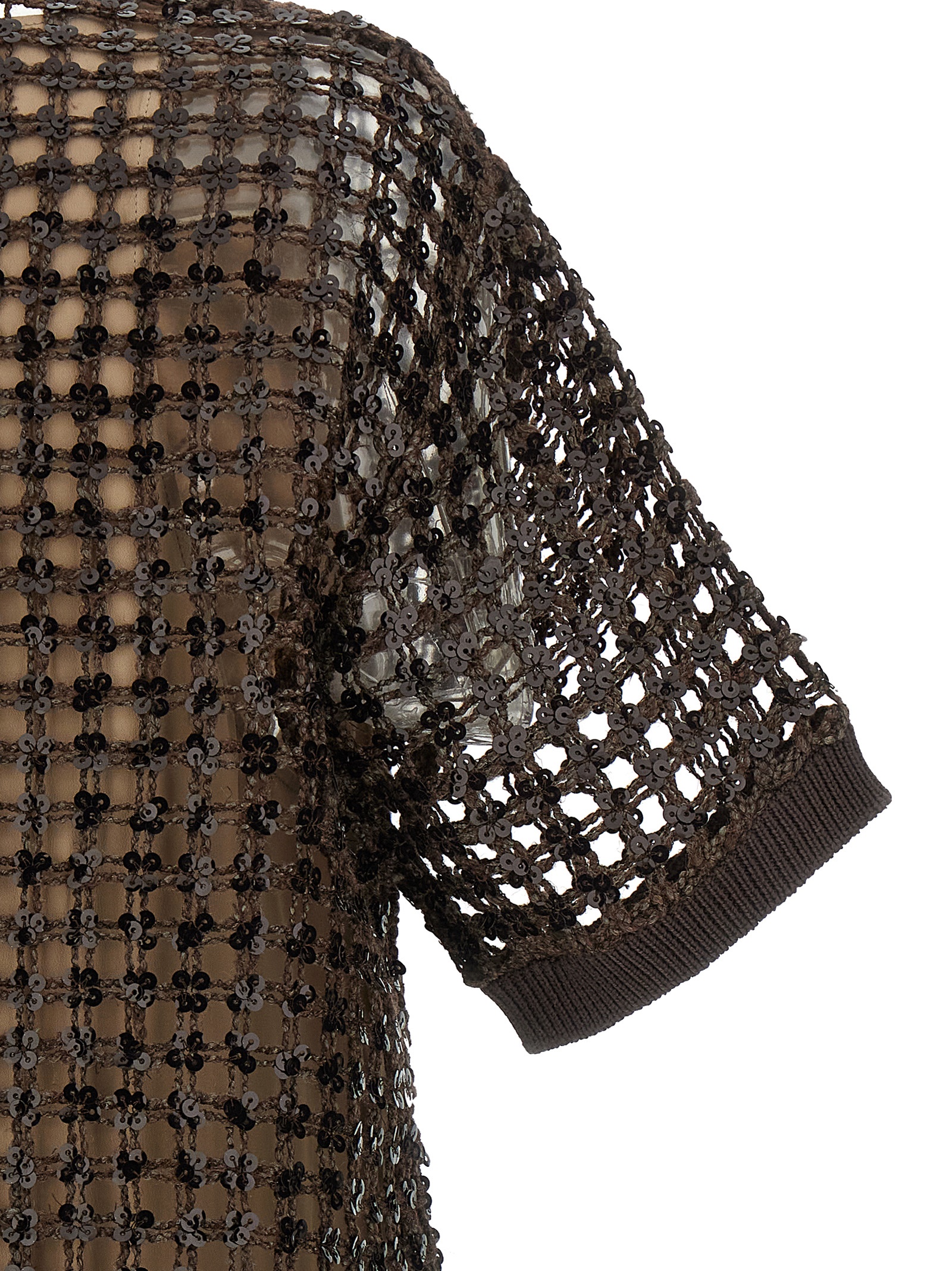 Sequin mesh dress - immagine 4