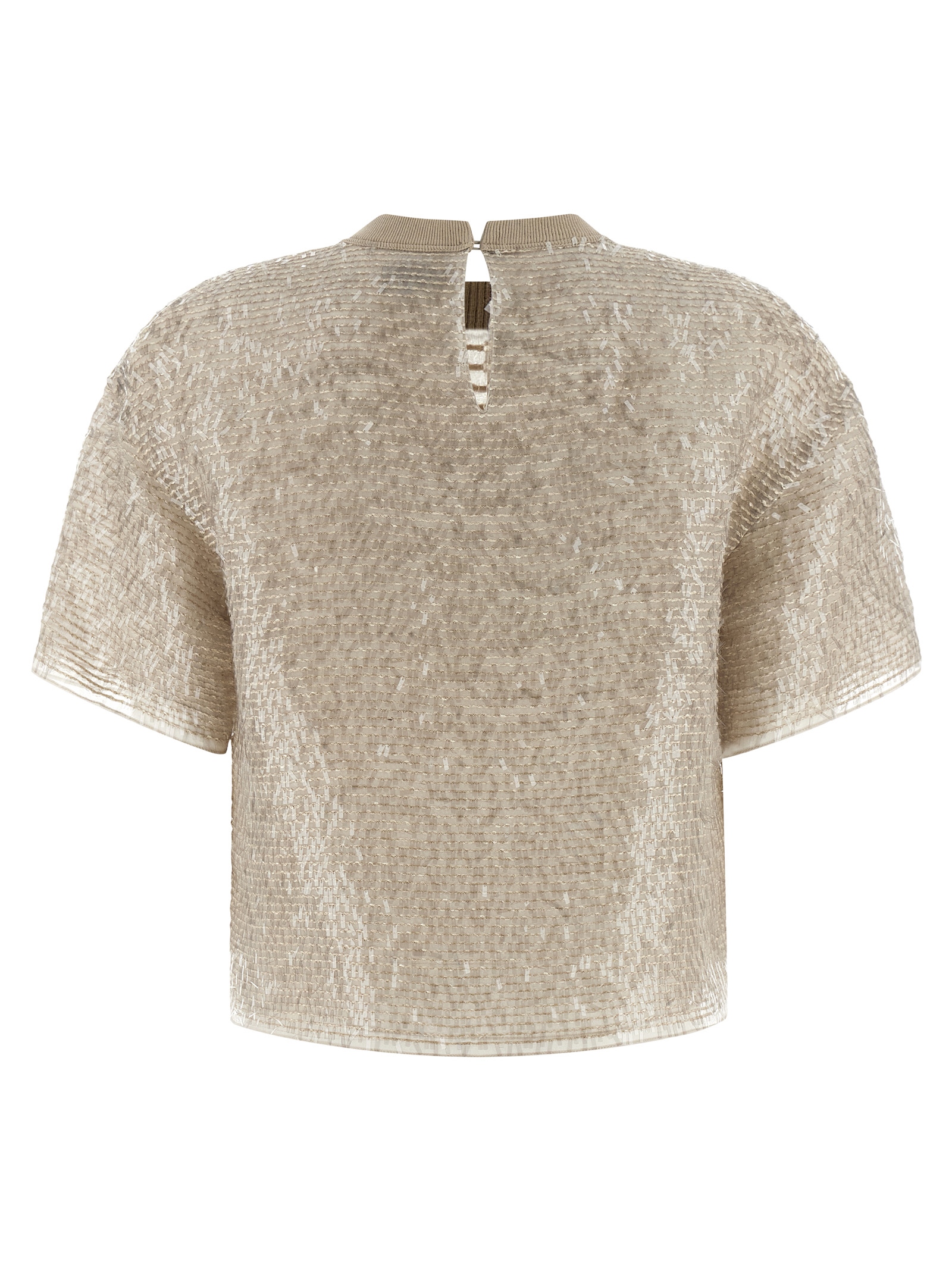 'Dazzling Cascade Embroidery' T-shirt - immagine 2