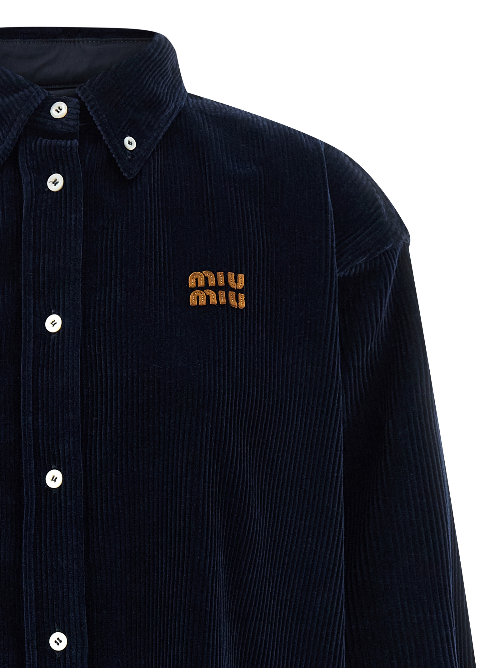 Velvet and leather shirt - immagine 3