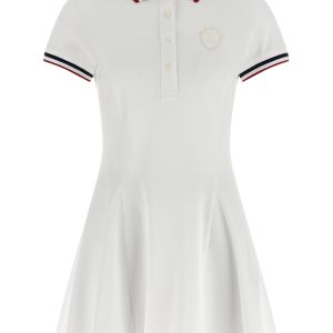 Logo embroidery tennis dress