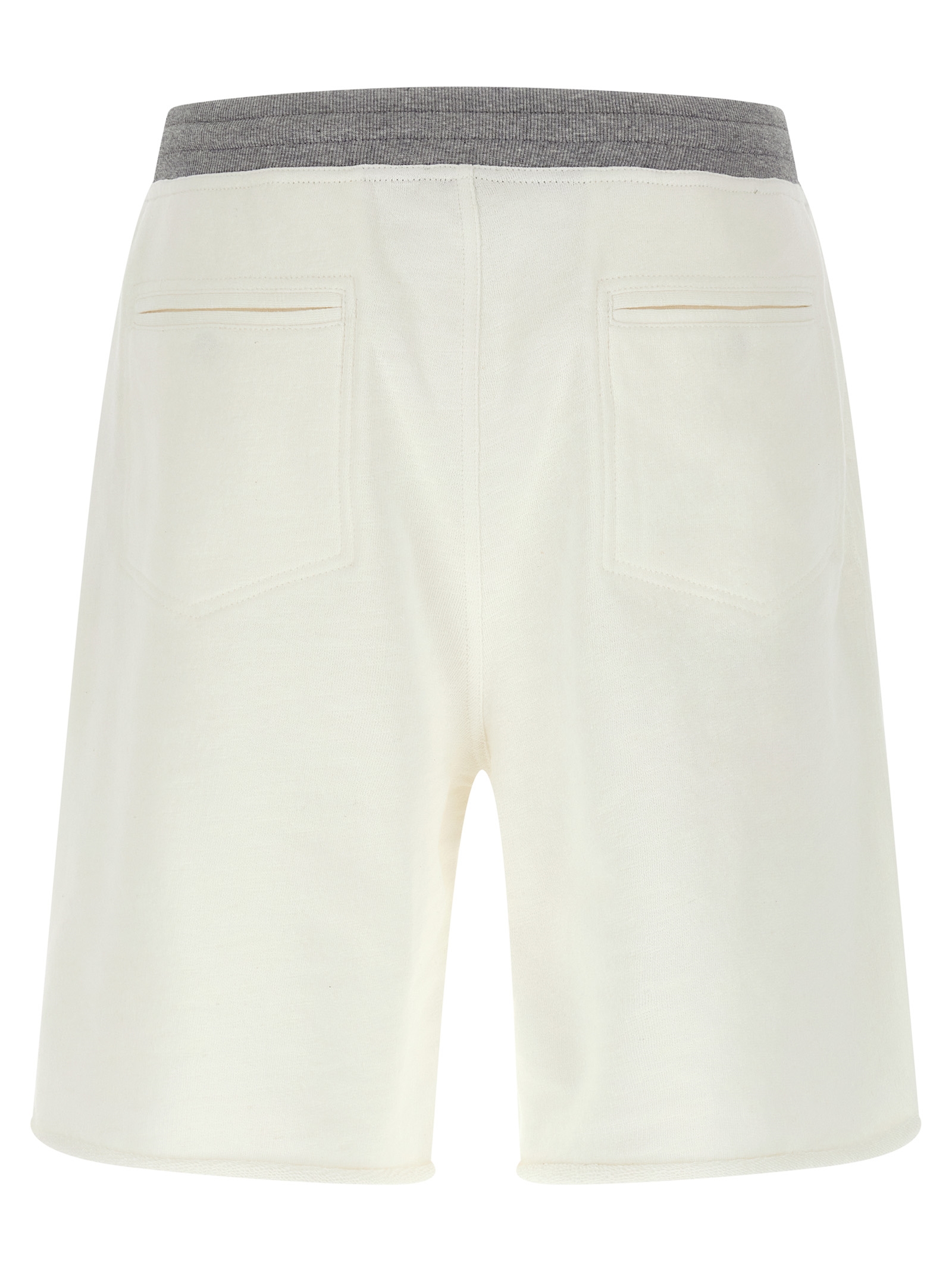 Mélange sweatshirt bermuda shorts - immagine 2