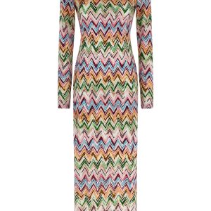 Zig zag lace dress