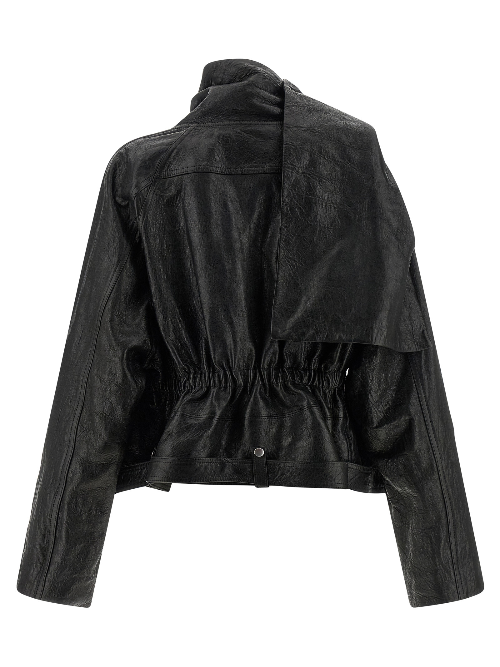 'Cropped Scarf Flight' jacket - immagine 3