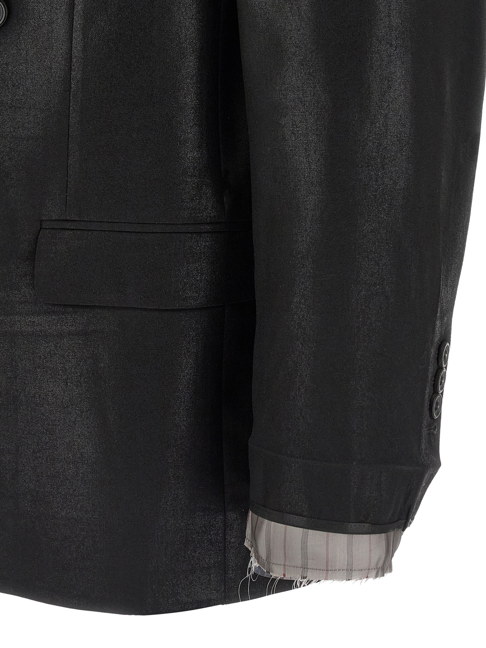 Foiled wool blazer - immagine 4