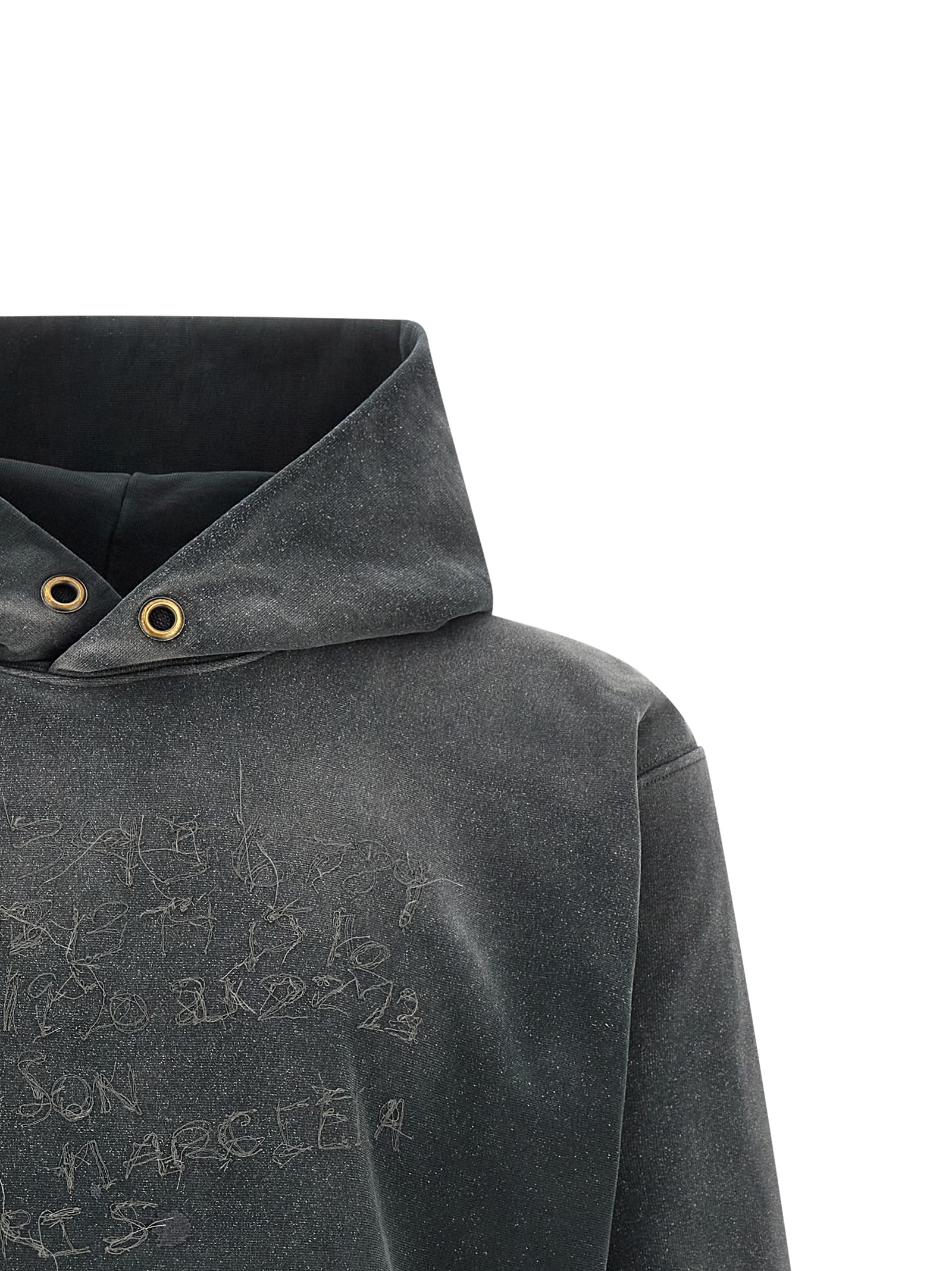 'Numeric Signature MM6' hoodie - immagine 3