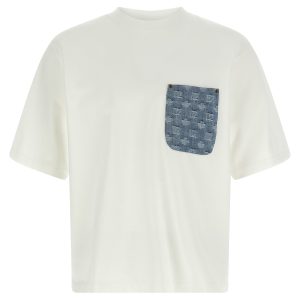 Jacquard logo pocket T-shirt