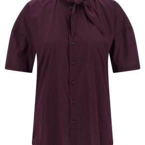 Lavallière collar shirt