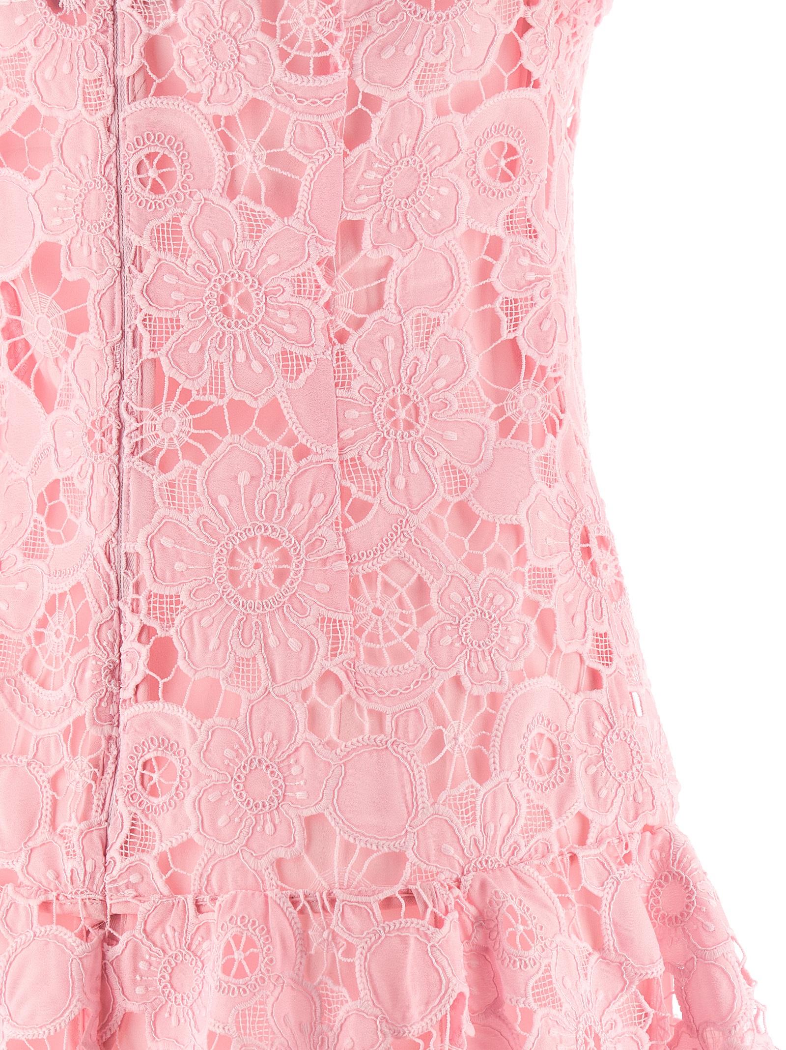 'Pink Lace collared' dress - immagine 4