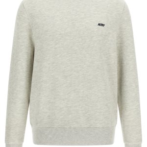 Logo embroidery sweatshirt