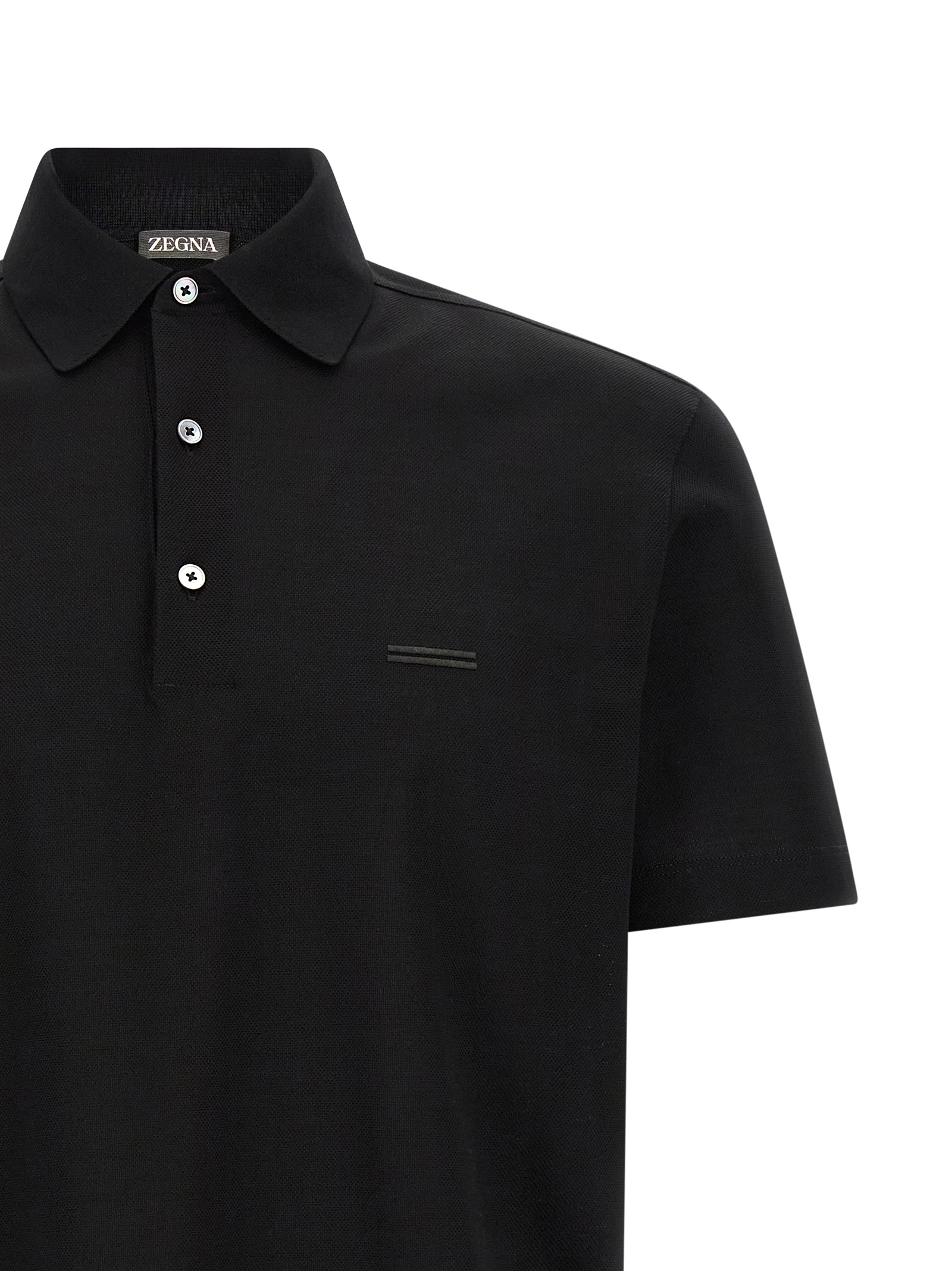 Piqué cotton polo shirt - immagine 3
